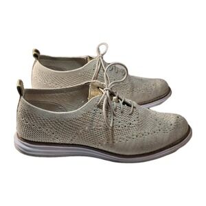 Cole Haan Original Grand OS Stitchlite Wingtip Oxford Shoes RYE Womens sz 8.5 B‎
